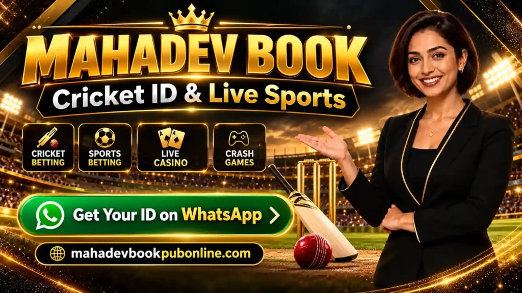 Mahadev Book Cricket Sports Banner