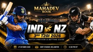 IND vs NZ 3rd T20 Betting Guide 2026: Wellington Pitch, Team News & Match Preview